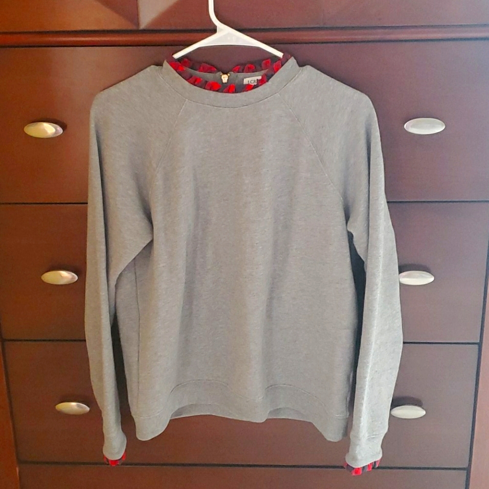 J.Crew Factory Ruffle collar sweatshirt